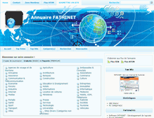 Tablet Screenshot of annuaire.fathinet.com